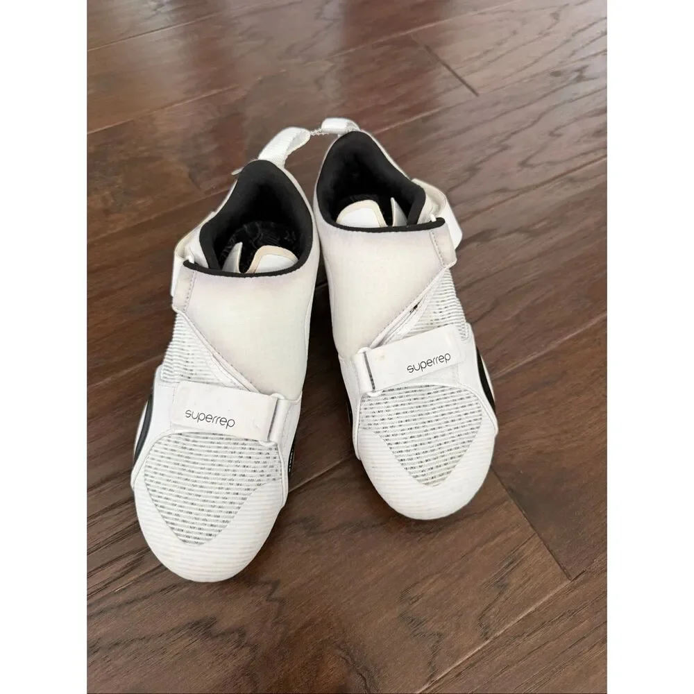 Nike Superrep Cycling Shoes White and Black Women’s 6.5